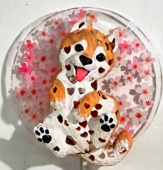 柴犬ライト～花花火～ | 銀座画廊・美の起原